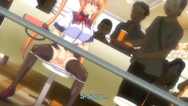 Anime girl class nude