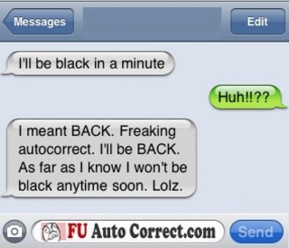 Funny autocorrect text messages