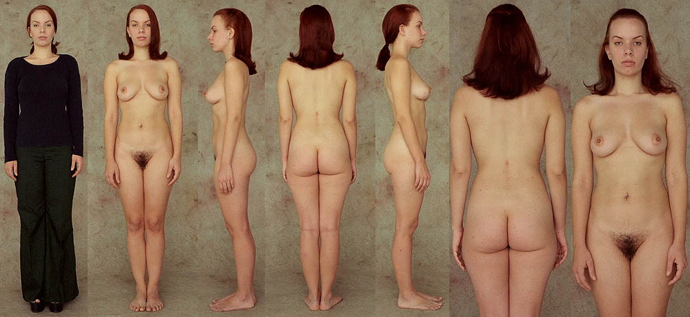 Line of nude women