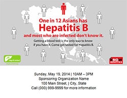 Asians with hepatitis b