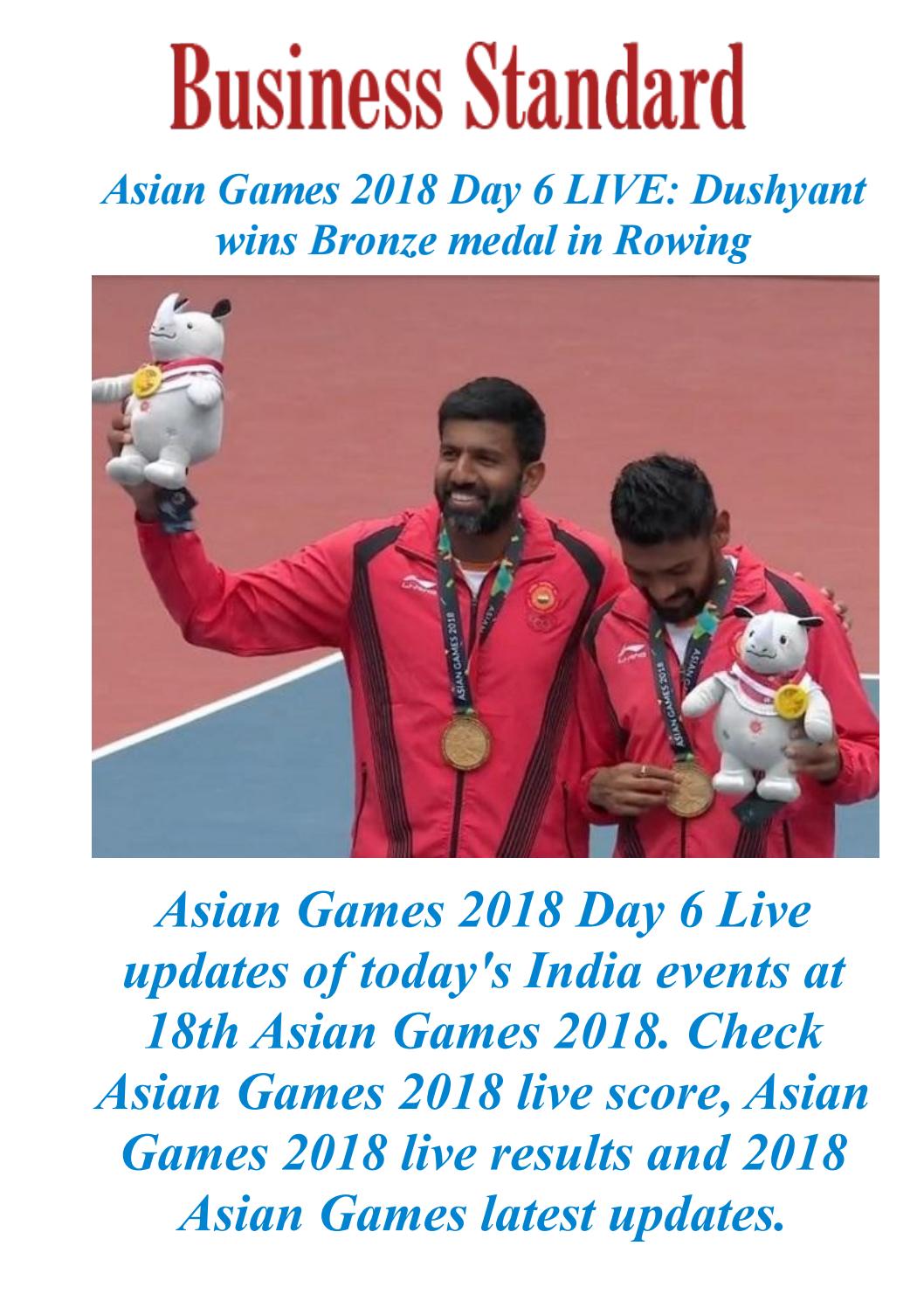 Asian games india mens tennis results