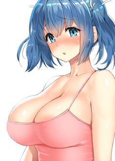 Anime girl with big boobs nude