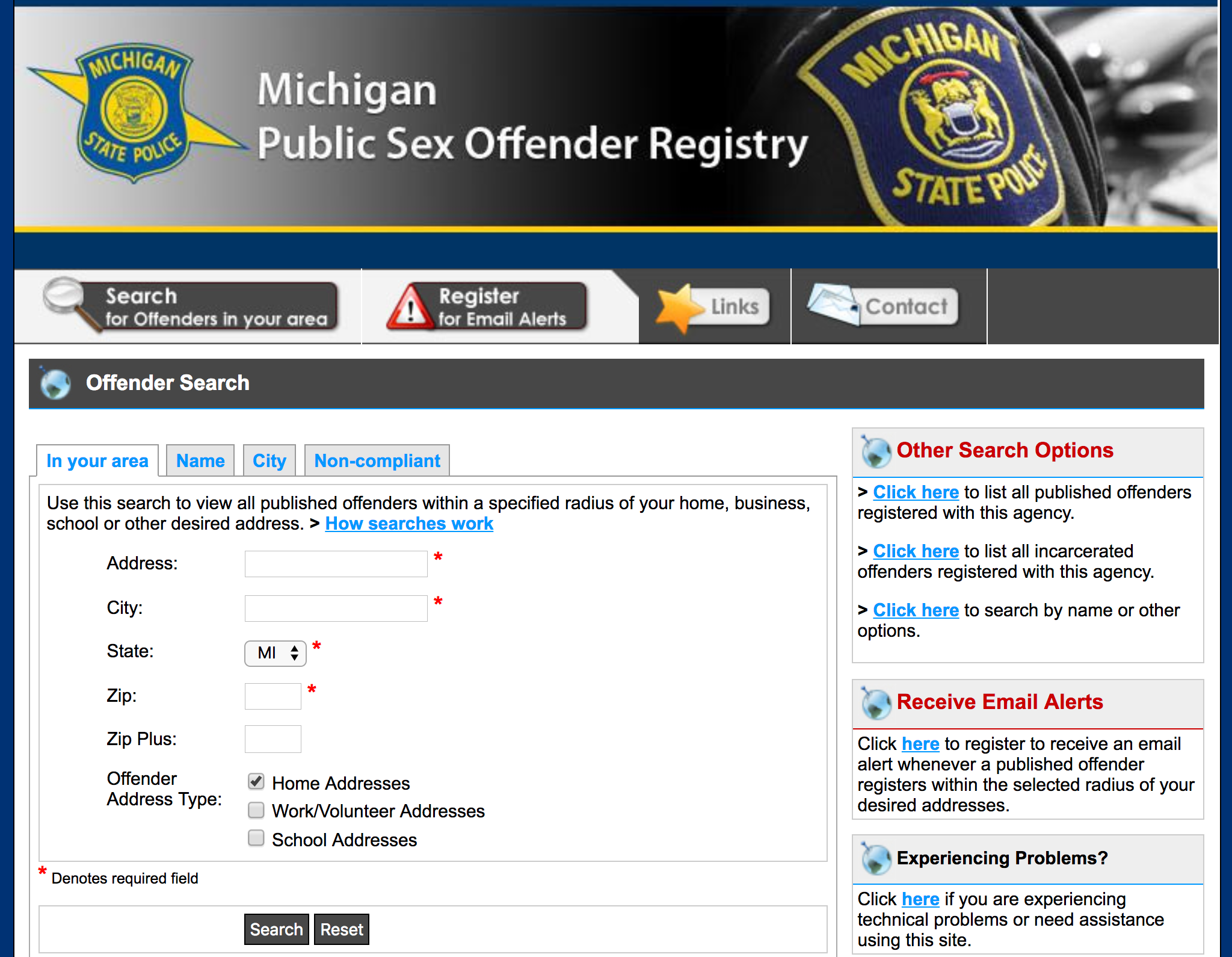 Get off michigan sex offender registry