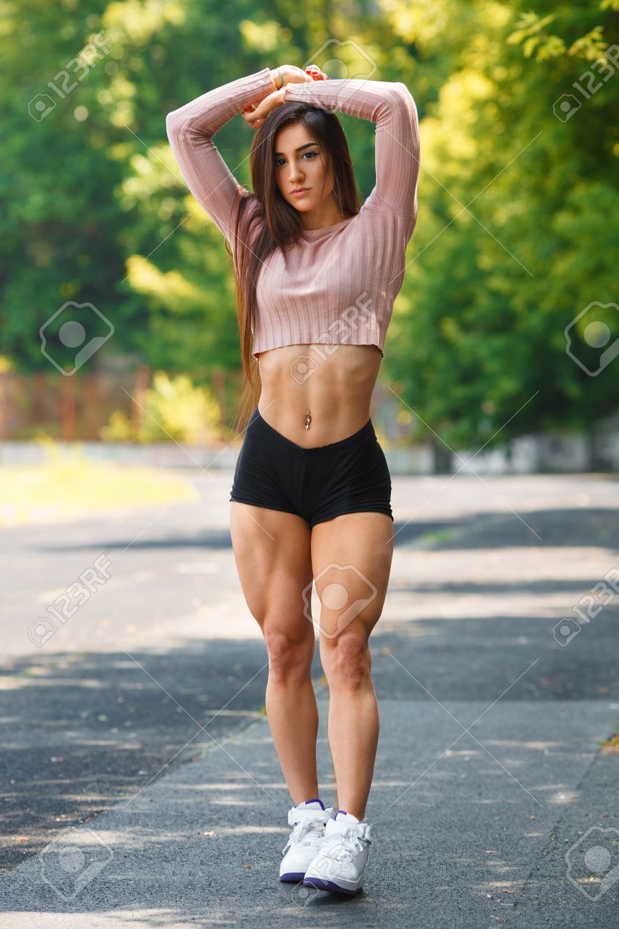 Athletic legs for women