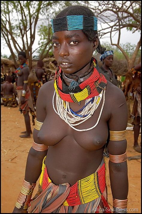 Naked african village girl