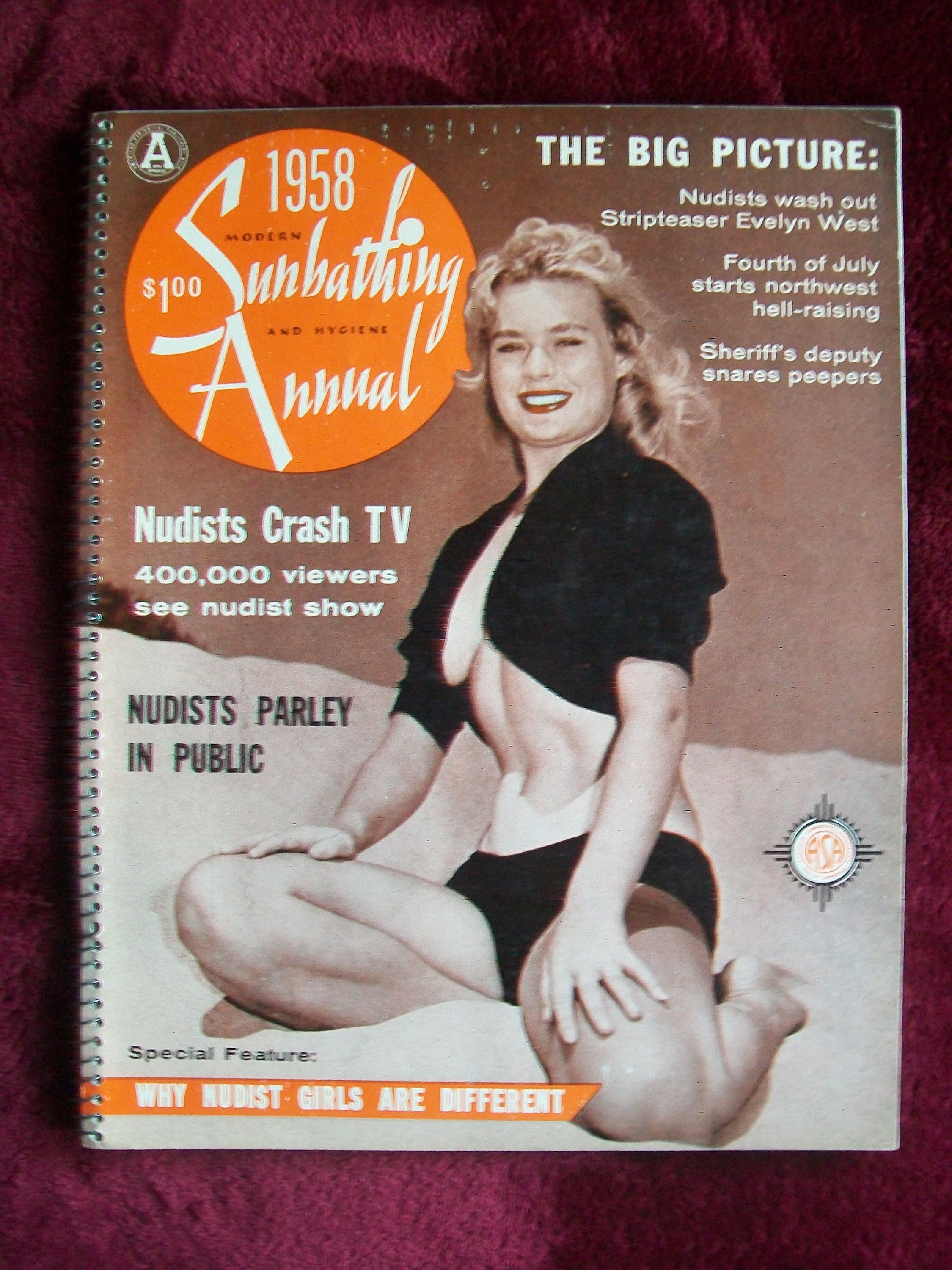 Vintage nudist naturist girls