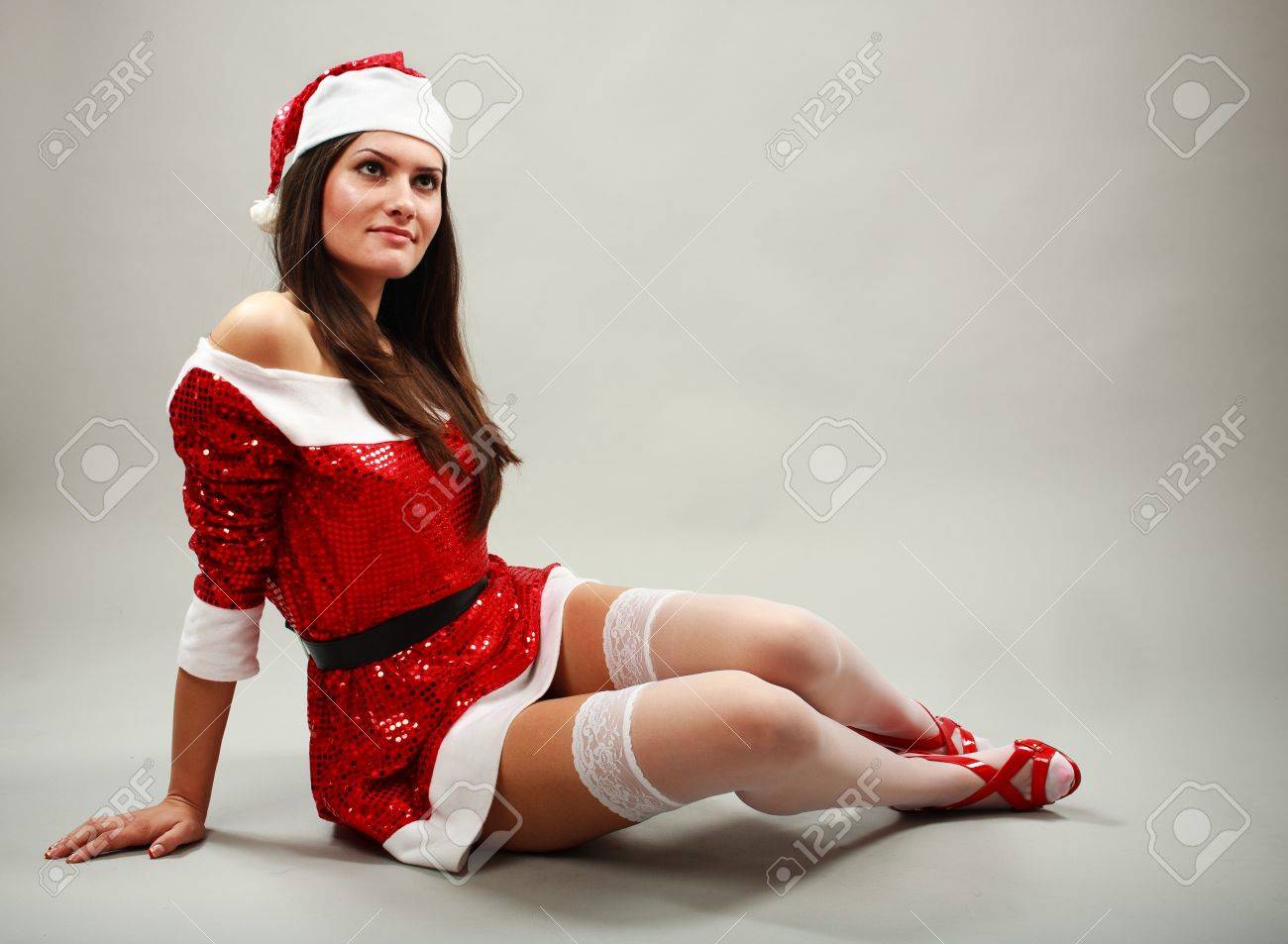 Sexy santa helper christmas costume