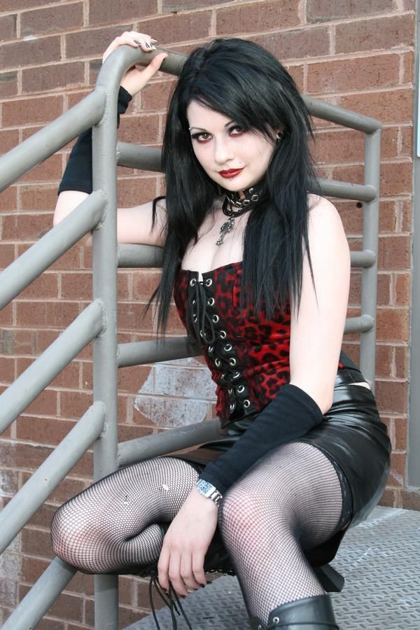 Sexy victorian gothic girl