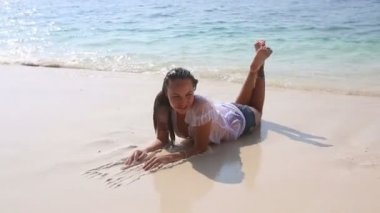 Sexy girl nudist beach