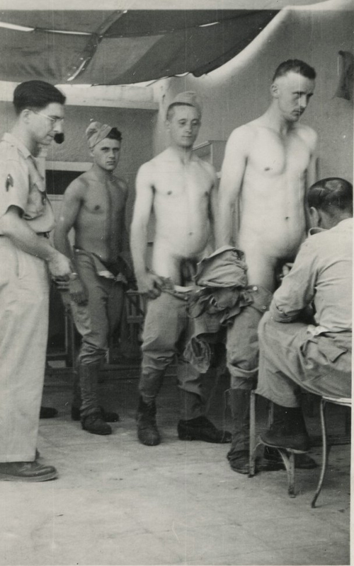 Army boy nude physical