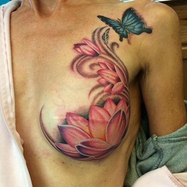 Pictures of tattoos on breast