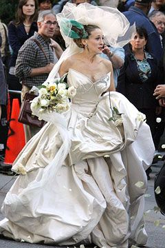 Sex and the city wedding dress designer