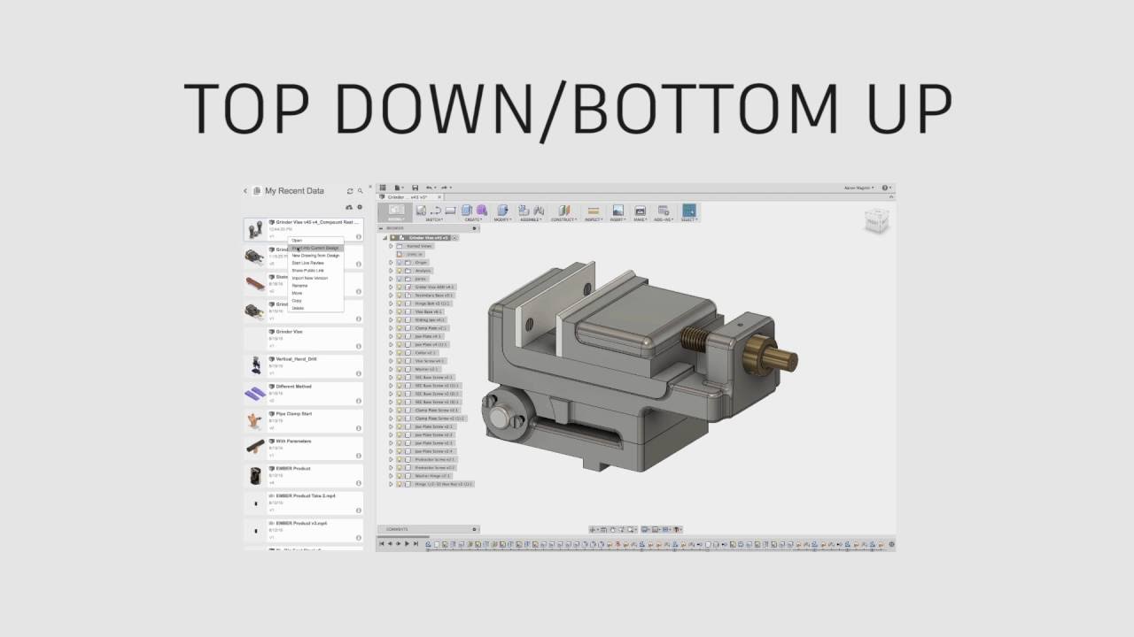 Top down vs bottom up design