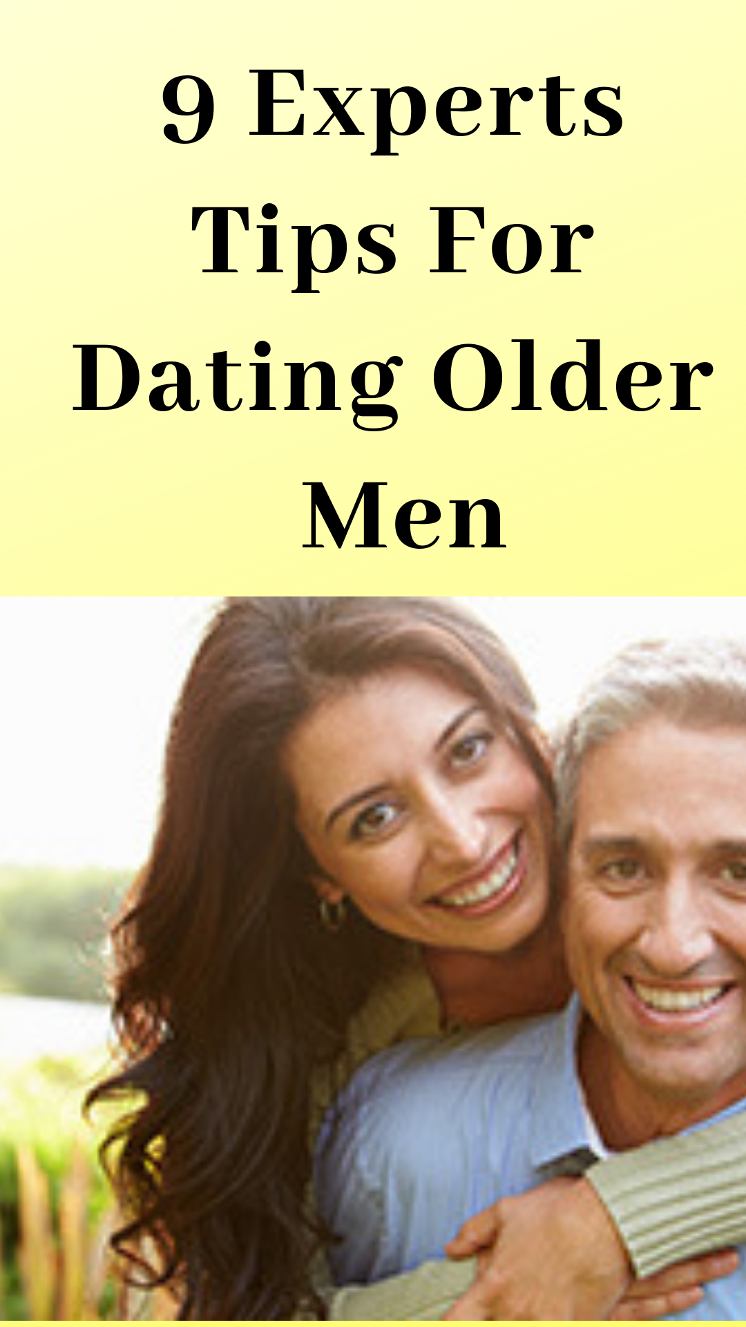 Dating tips for dating an older man
