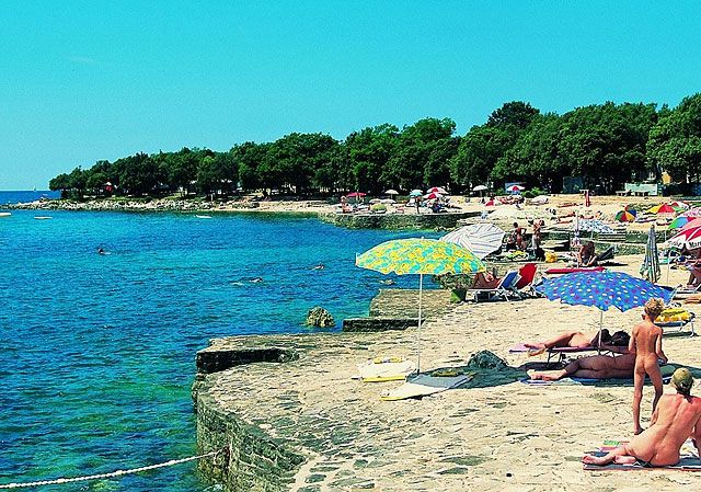 Nude on croatian beach