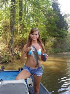 Redneck woman hot girls fishing