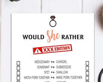Xxx would you rather with pics