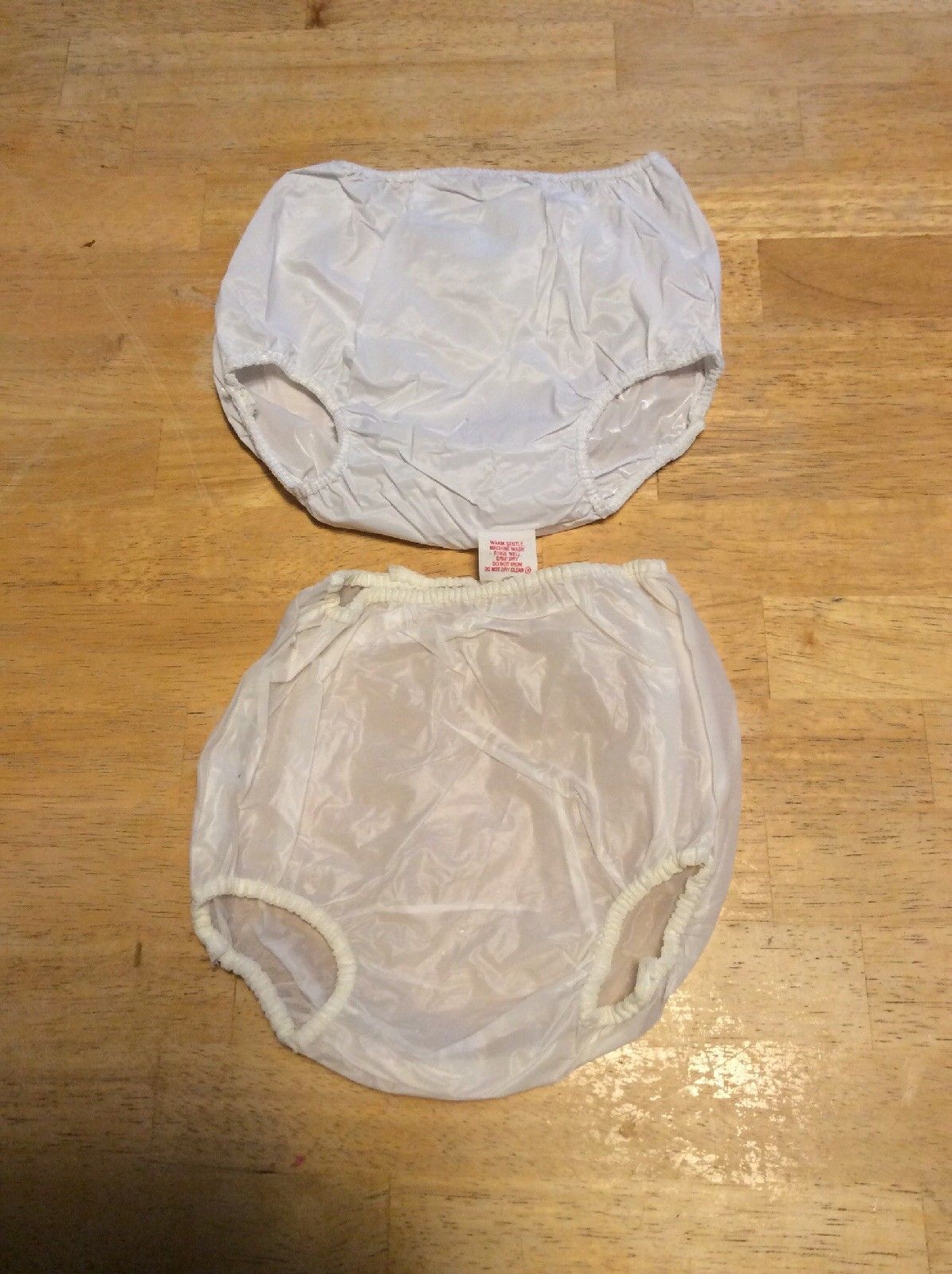 Adult diaper and rubber pants