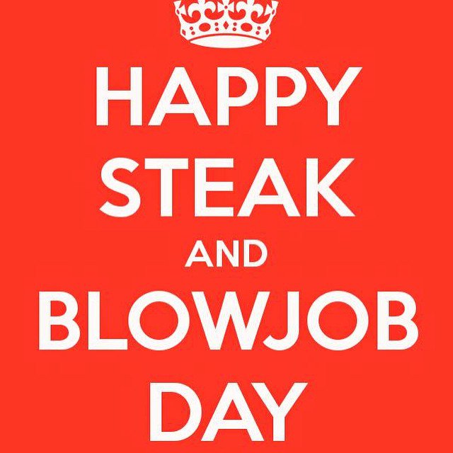 International steak and blow job day