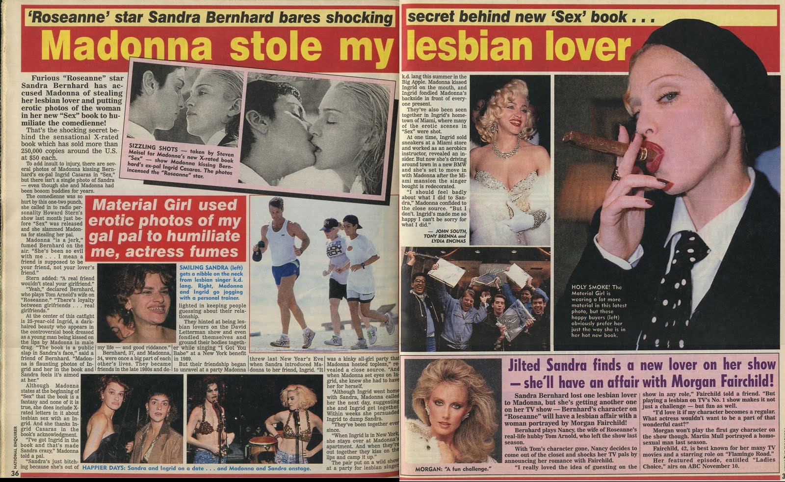 Madonna sex book lesbian