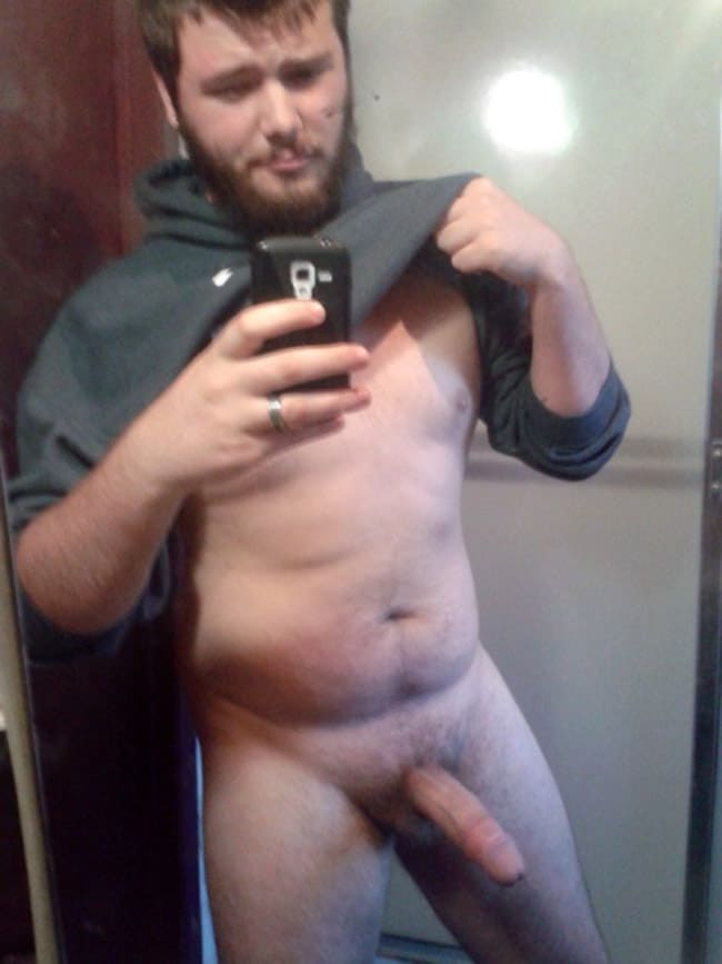 Fat chubby boy naked