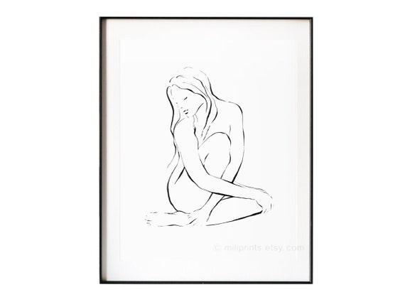 The pussy nude sketch up in