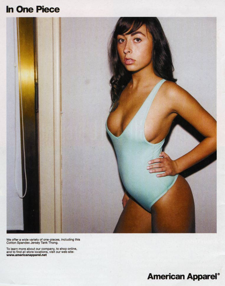 Inappropriate american apparel ads