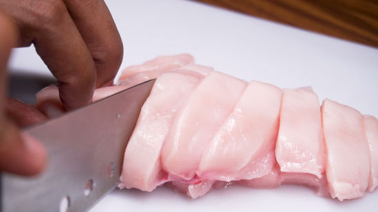 How to cut a chicken breast