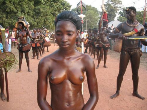 Naked african village girl