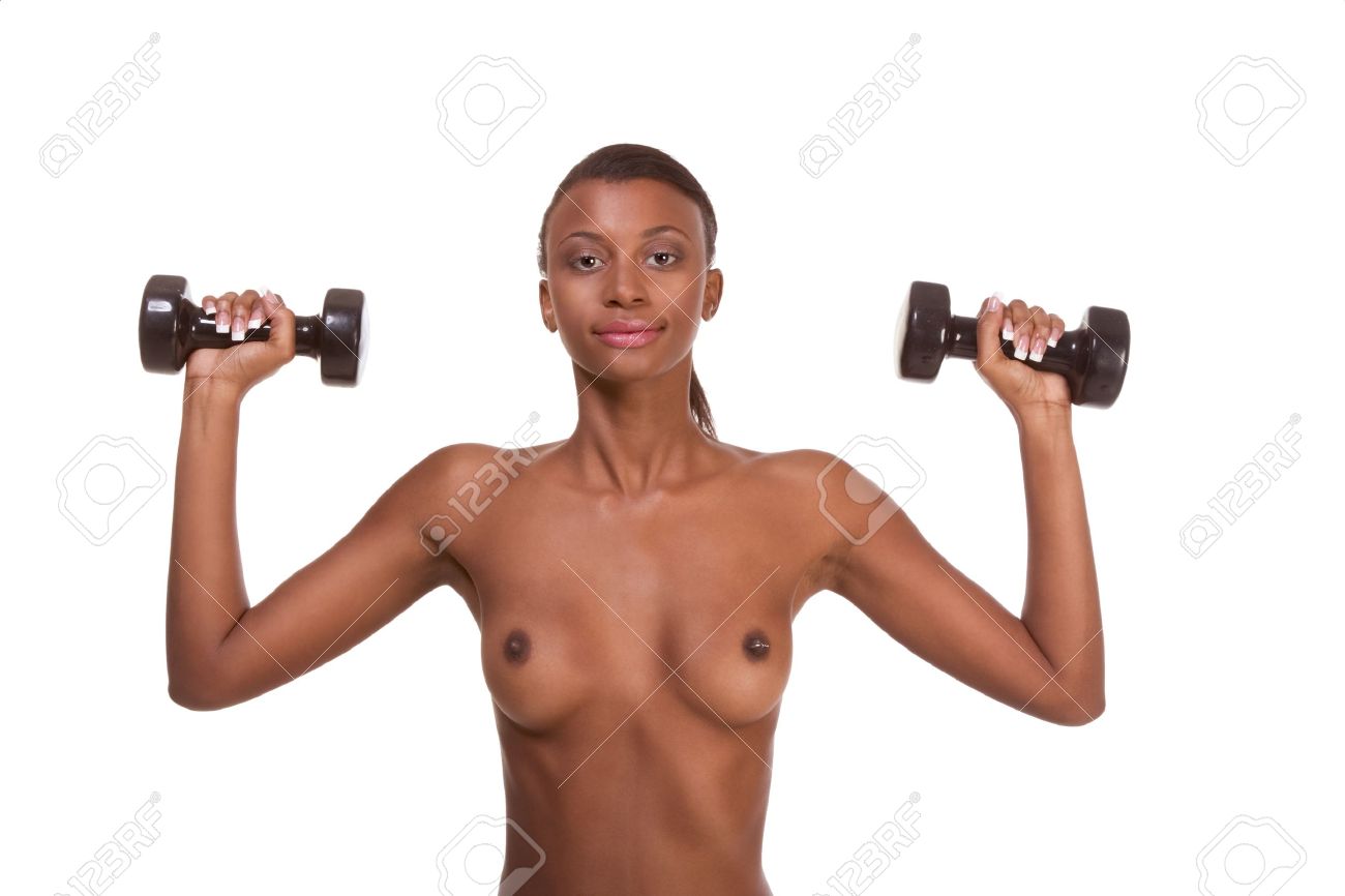 Free nude women lifting weights