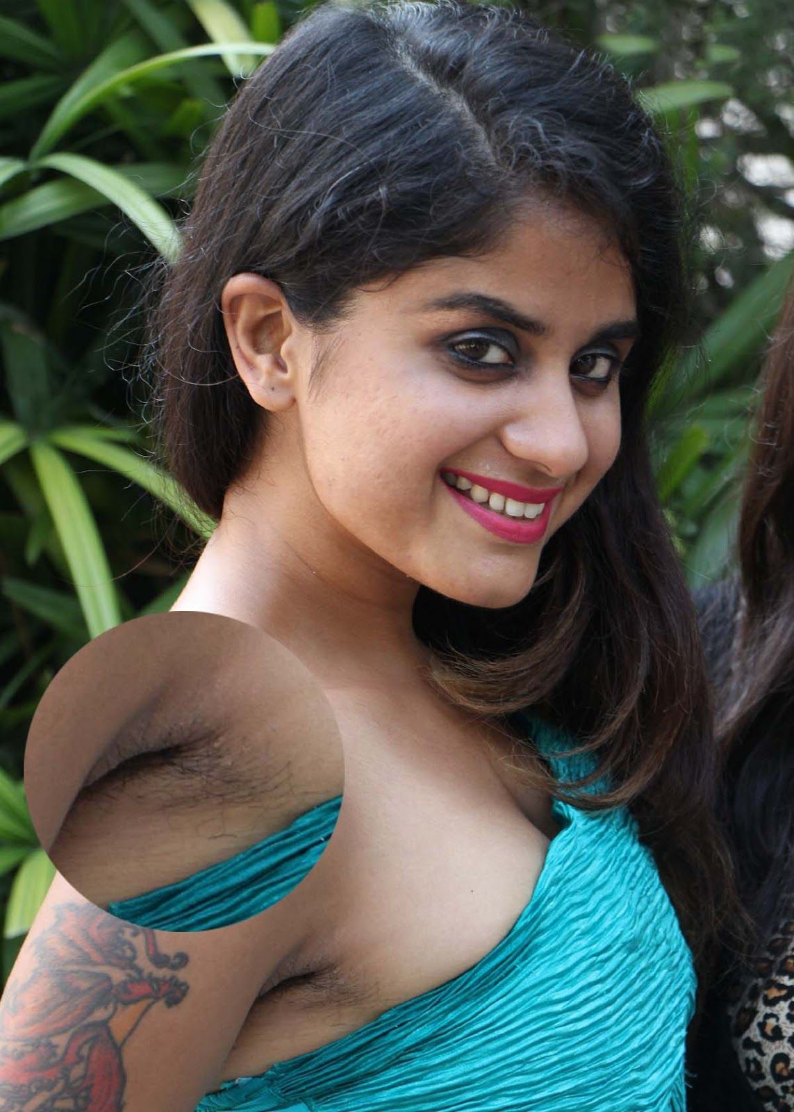 Indian hairy armpit girl