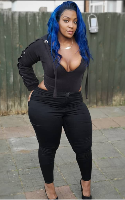Big phat black thick hips booty curves