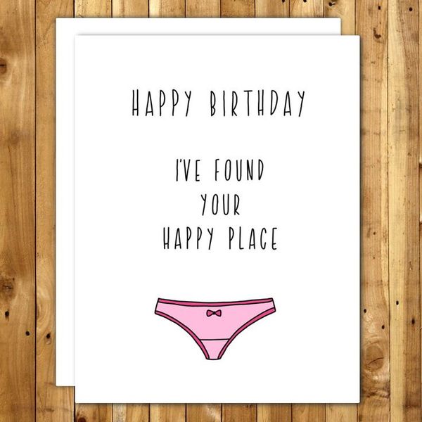 Adult birthday card free naughty