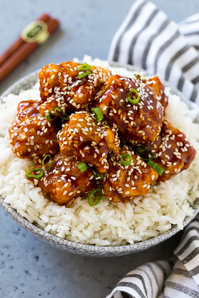 Asian toasted sesame chicken