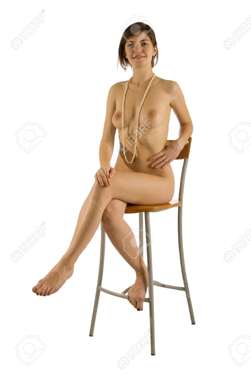 Naked girls sitting on