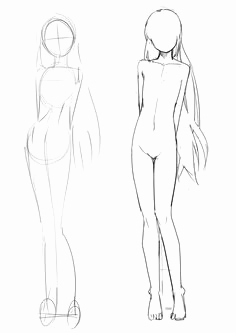 Anime body girl to how draw