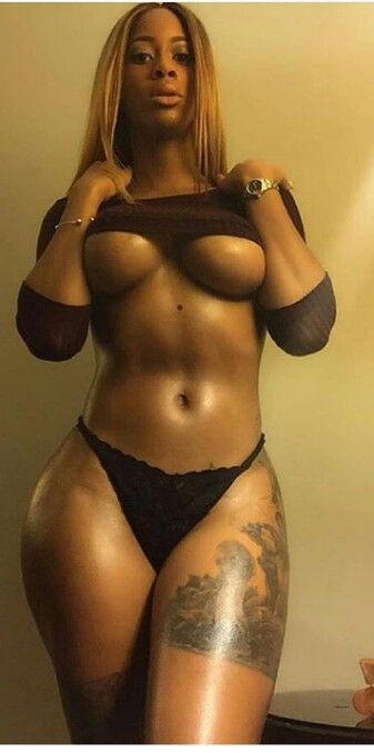 Thick black sexy naked