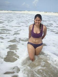 Indian aunty nude in beach