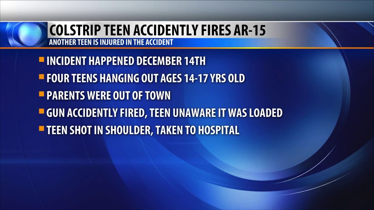 Accidental shootings in teens