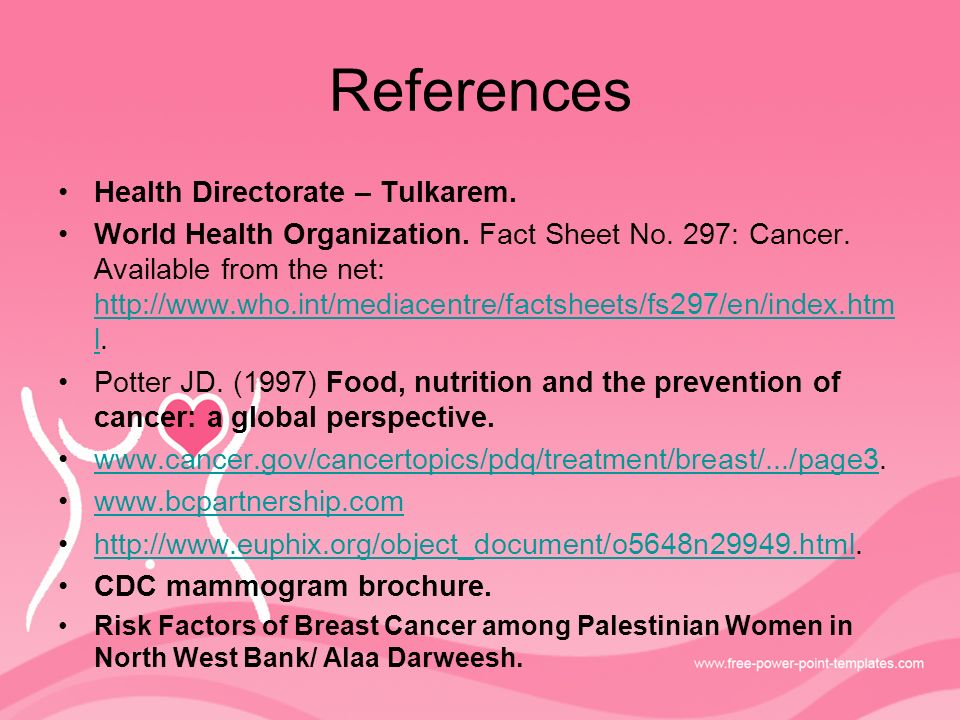 Global perspective on breast cancer