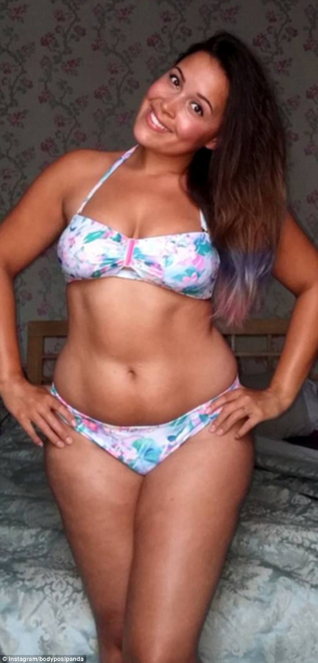 Anorexic granny in bikini