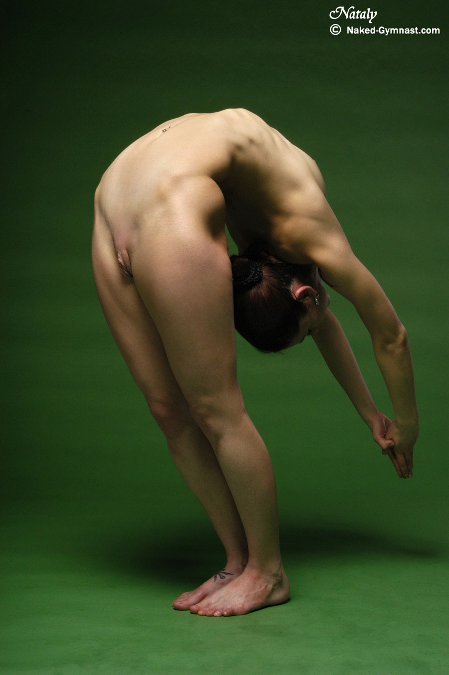 Women gymnastics naked doing