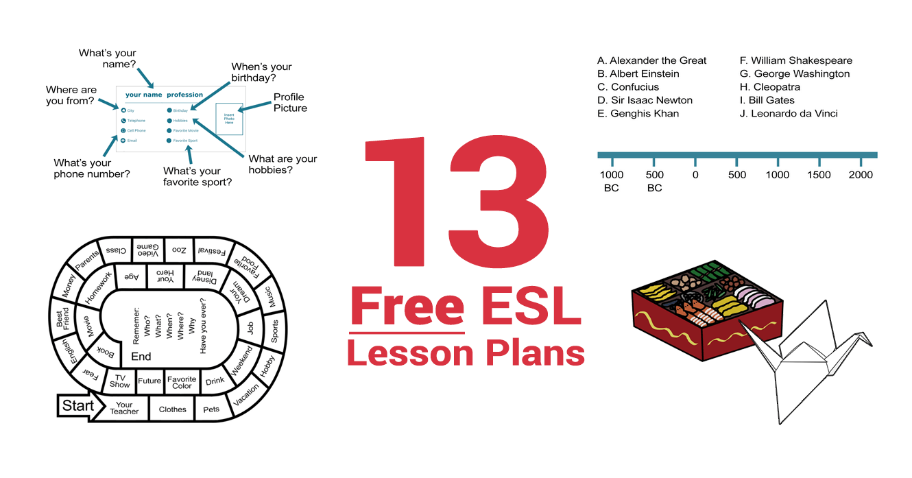Plan free esl adult lesson