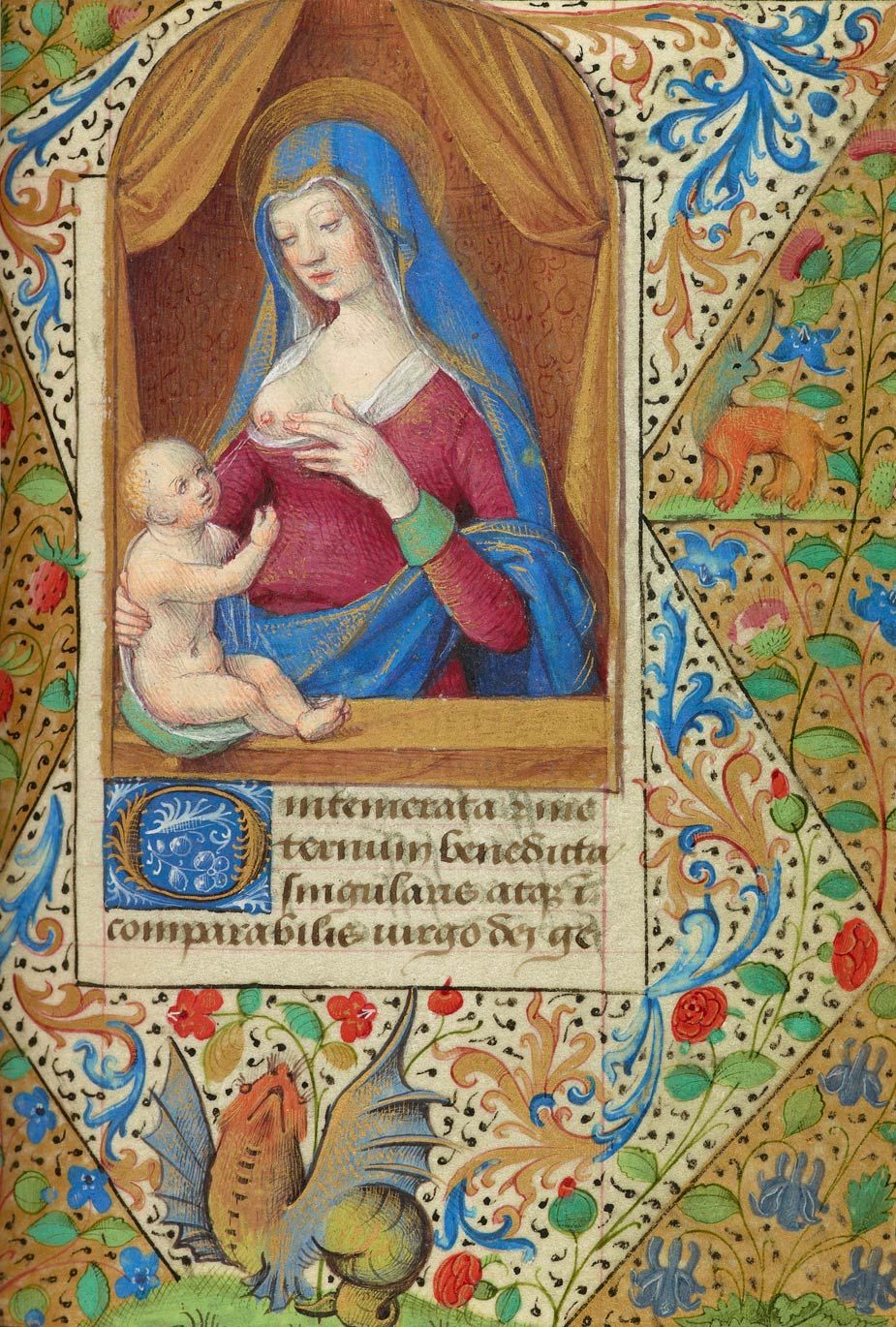 Medieval art mary virgin
