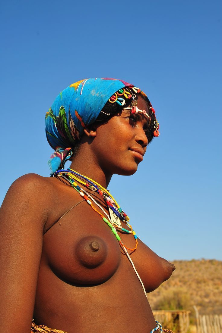 An african black village woman nude