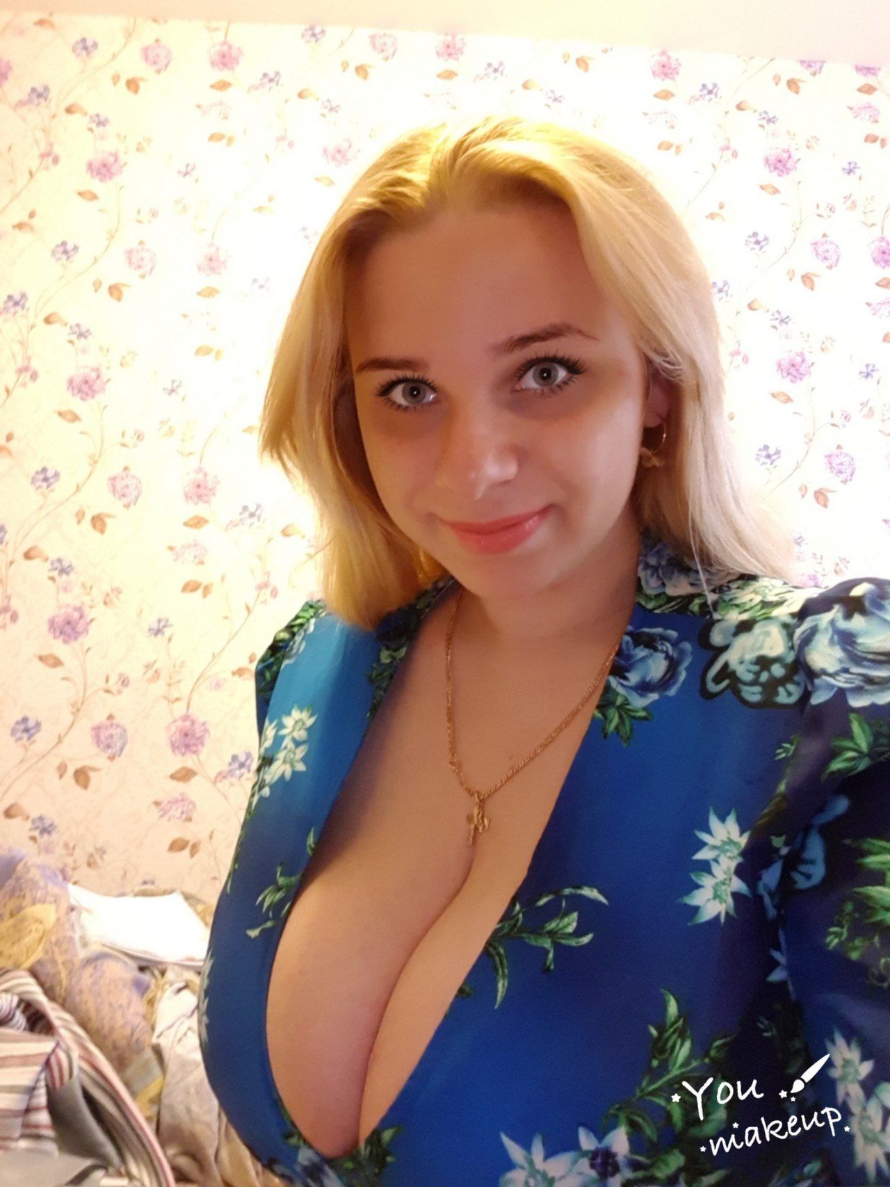 Natural busty chubby