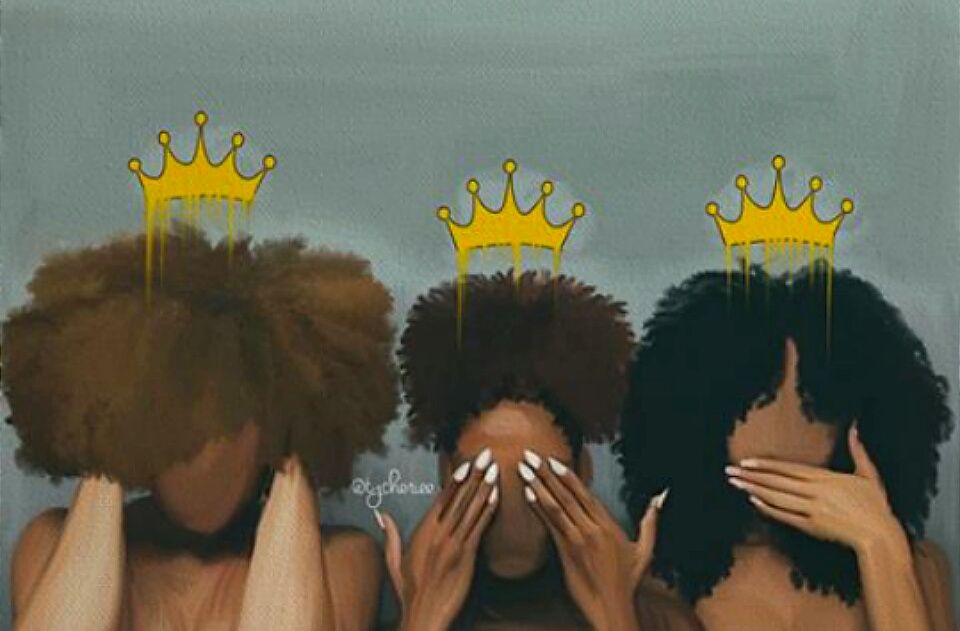 White girls black queens