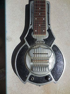 Lap steel dobro aluminum vintage guitar