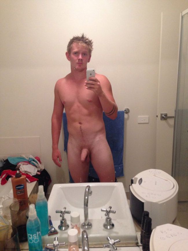 Hairy blond dudes naked