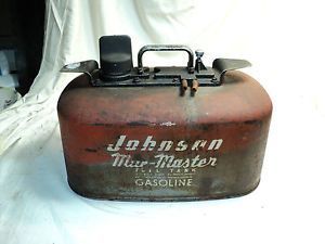 Vintage johnson outboard pressurized gas tank